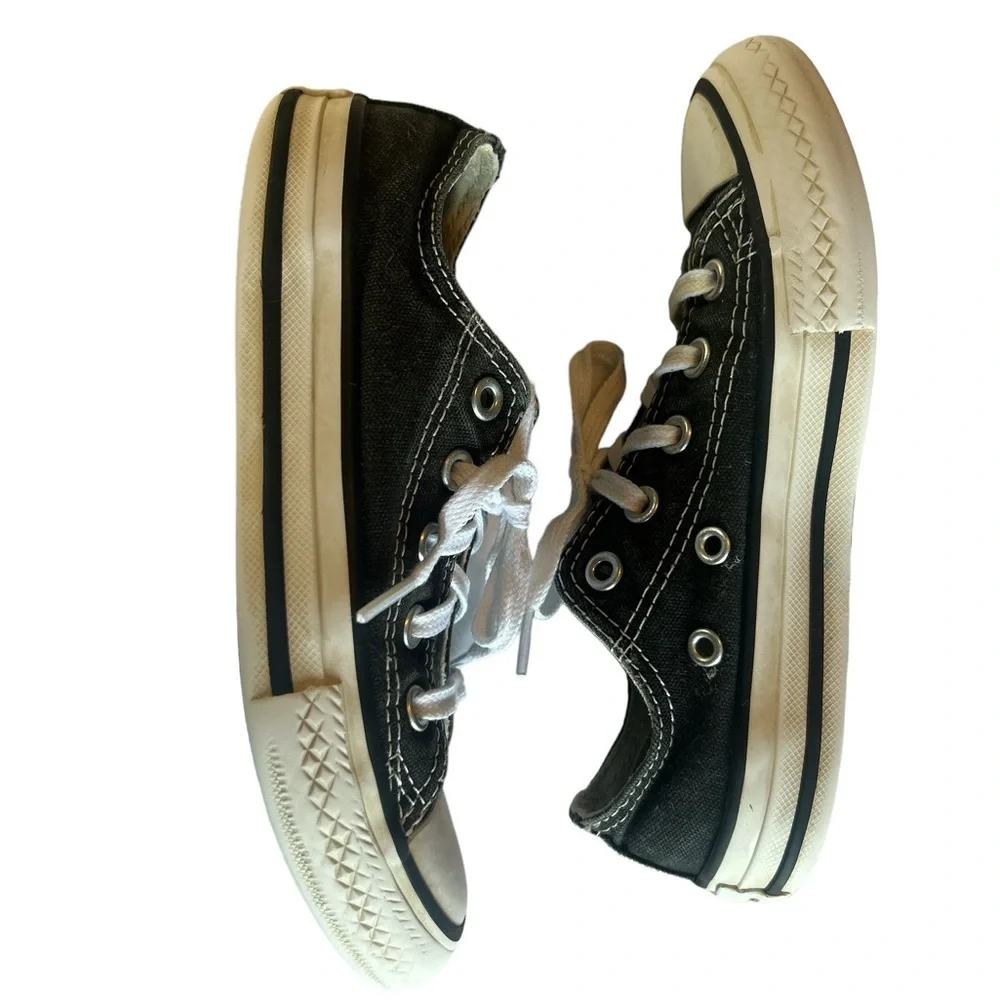 Converse black lace up size 12